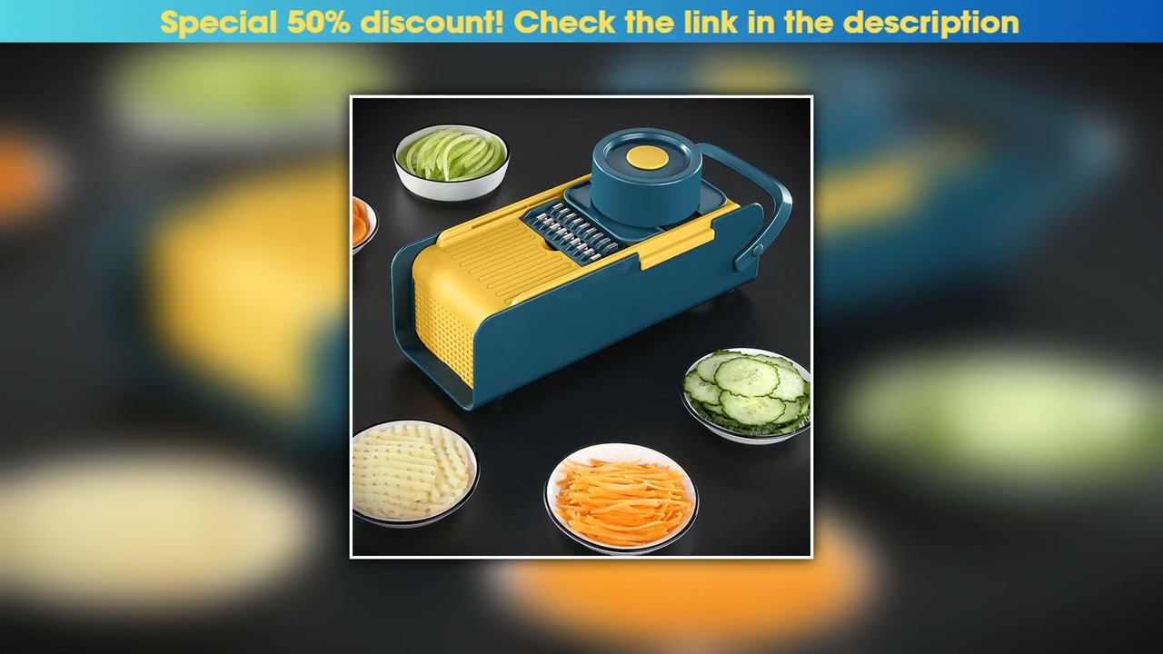 Get 5In1Multifunctional Vegetable Cutter Potato Slicer Carrot Grater Kitchen Accessories Gadgets St