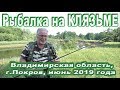 Рыбалка на Клязьме во Владимирской области в июне 2019 г.