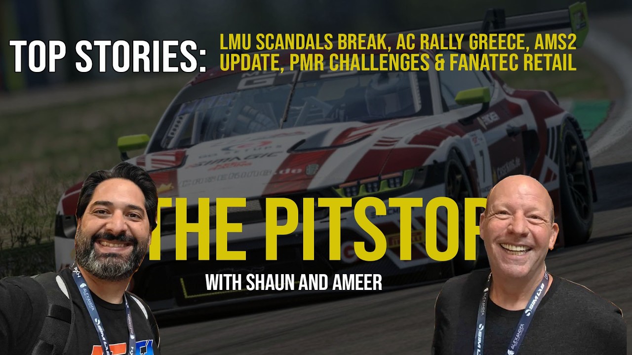 The Pitstop - LMU Scandals Break, AC Rally Greece, AMS2 Update, PMR Challenges & Fanatec Retail