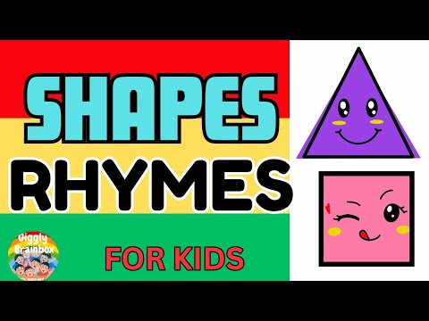 Square & Triangle | Fun Shapes Rhyme for Kids | Shapes Learning Song ...
