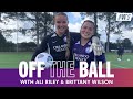 Brittany wilson takes us through her goalie drills  off the ball with ali riley