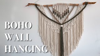 Boho macrame intermediate WALL HANGING Wealth