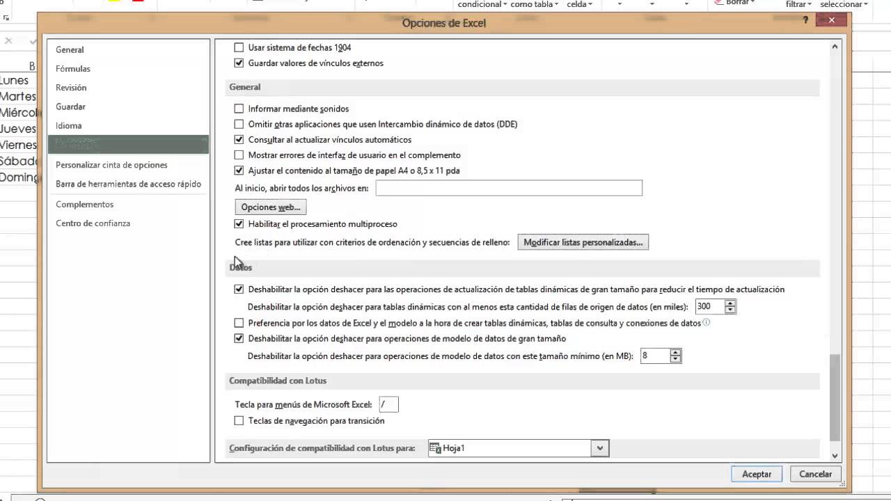 Crear Listas Personalizadas De Autorelleno Excel 2013 Youtube
