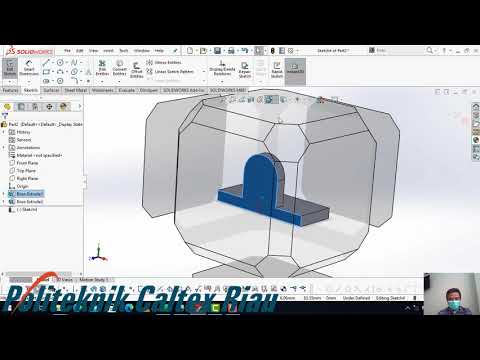 Solidwork # Basic Part Modeling - YouTube