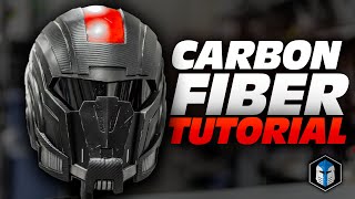 Easy Carbon Fiber Pattern - N7 Mass Effect Helmet Tutorial