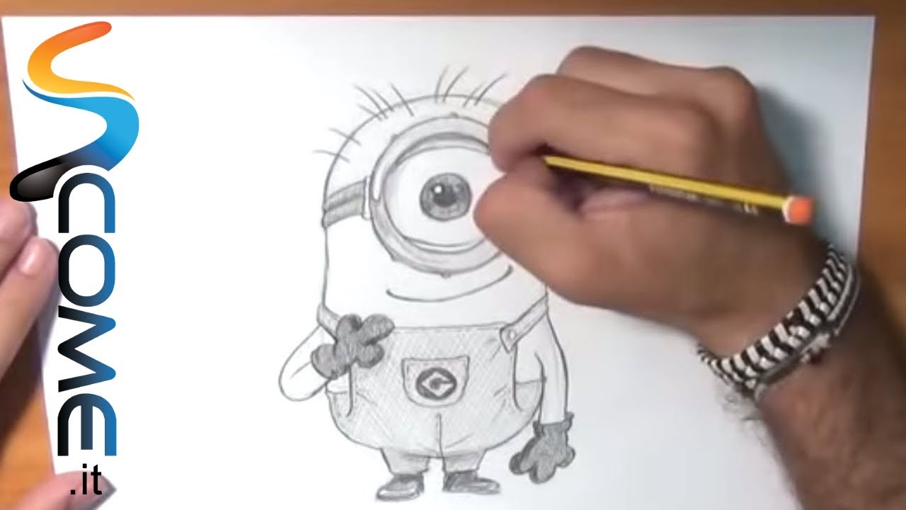Come Imparare A Disegnare I Minions Di Gru Cattivissimo Me Youtube