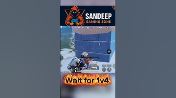 Best 1v2 and intense 1v4 with AKM and AUG By @sandeep_gaming_zone#viral #bgmi #shorts #pubg #yt