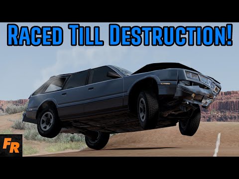 Raced Till Destruction! - BeamNG Drive Multiplayer