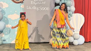 Mom Daughter Dance At A Dear Friends Baby Shower Indian Baby Shower Performance