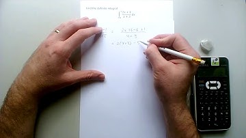 EXAMPLE: The definite integral of a rational function