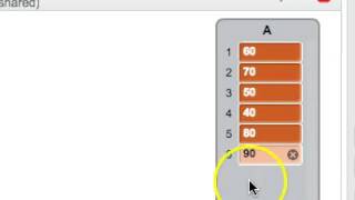 Scratch - Insert and delete items of a list Wealth