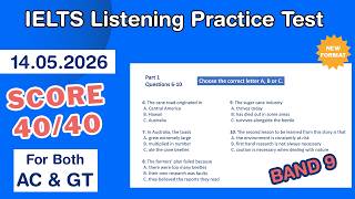 IELTS Listening Practice Test 2026 with Answers 14.05.2026 - Test #323