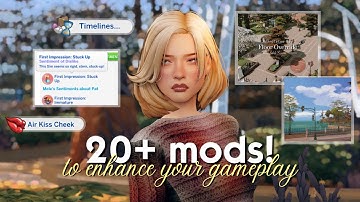 20+ MODS & OVERRIDES to improve your gameplay/storytelling! | the sims 4