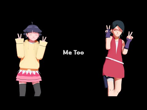Naruto MMD 2K 60FPS Me Too Himawari Sarada Motion DL Link