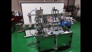 High Speed Double Side Linear Sticker Labeling Machine for flat and conical bottles