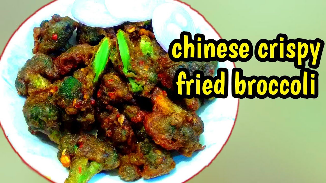 Chinese crispy broccoli with eng sub/Broccoli 65 Recipe in Tamil