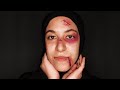 لوك افلام الاكشن و عملت مقلب فى اصحابى 😂🖤 movies action&#39;s sfx makeup🖤 #makeup  #fyp #fypシ #sfx