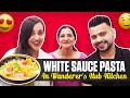 My first cooking in wanderers hub kitchen !! (white sauce pasta)