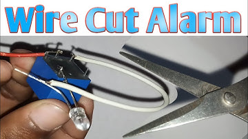 How to Make Wire Break Alarm Circuit Using Relay | Wire Cut Alarm