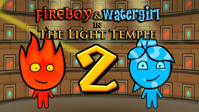 Fireboy And Watergirl 2: The Light Temple Level 12 Full Gameplay