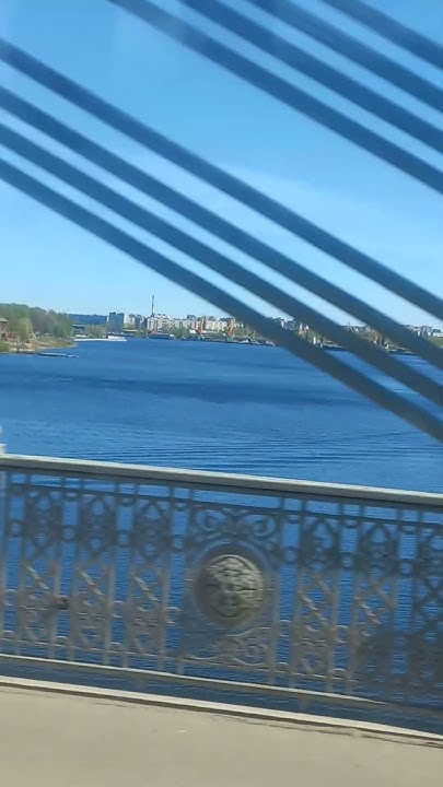 Октябрьский мост город Череповец - YouTube