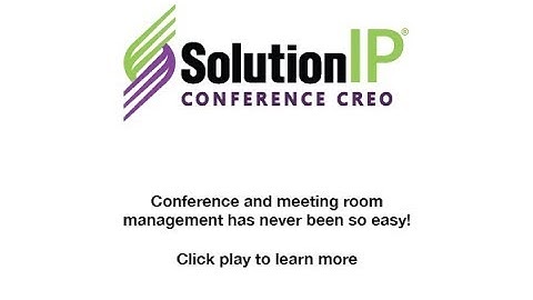 SolutionInc - SolutionIP FLEX® Conference Creo