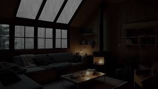 Bedroom and Rain & Thunder | Rain and Thunder Sounds | Sleep, Study