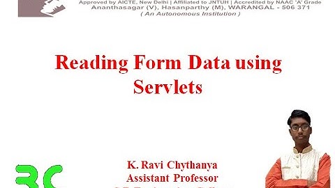 Reading Form Data using Servlets