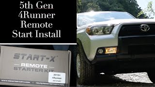 Install of StartX Remote Start in 5th Gen 4Runner  Easy!