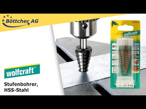 Video: Metallbohrer-Set: Konische Stufenbohrer. Professionelle Kits 1-13 Mm Und Sechskantschaftbohrer