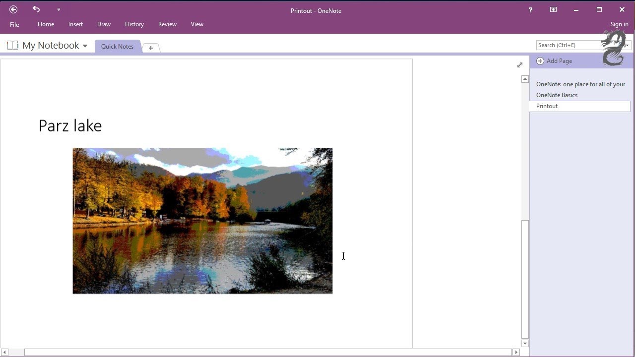 insert powerpoint presentation into onenote