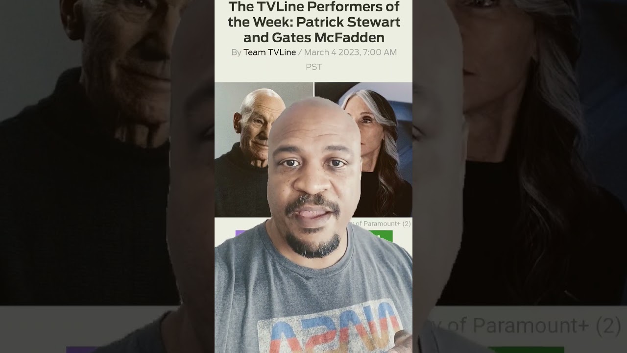 Star Trek: Picard Patrick Stewart + Gates McFadden | TV Line Performers! | #shorts #startrekpicard
