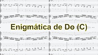 Escala Enigmática de Do (C) Guitarra - Tablatura por Jesús Amaya...