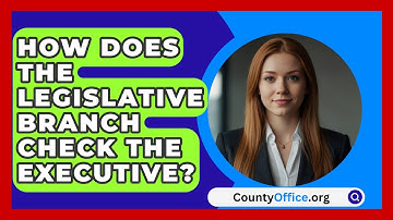 How Does The Legislative Branch Check The Executive? - CountyOffice.org