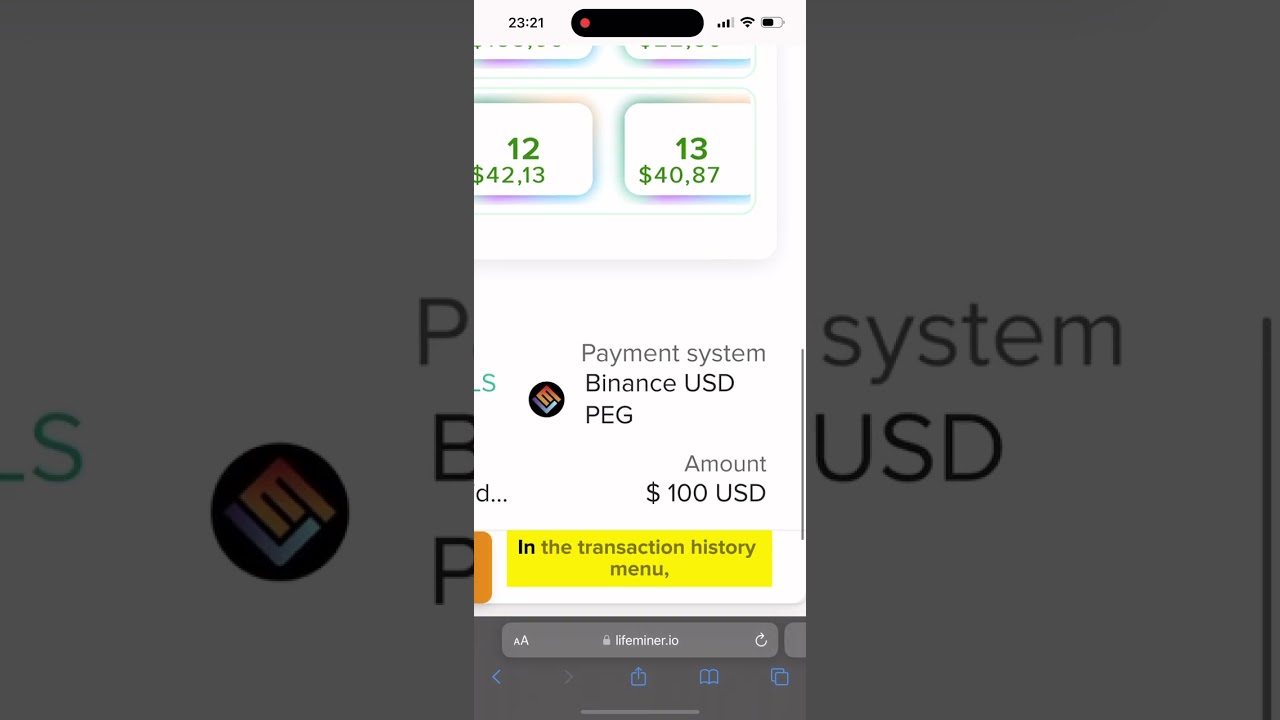 How to Withdraw | LIFE Miner
