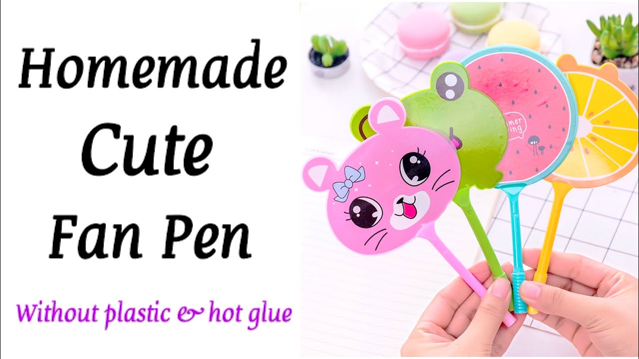 How to make cute mermaid pen, Homemade mermaid pen, Homemade pen