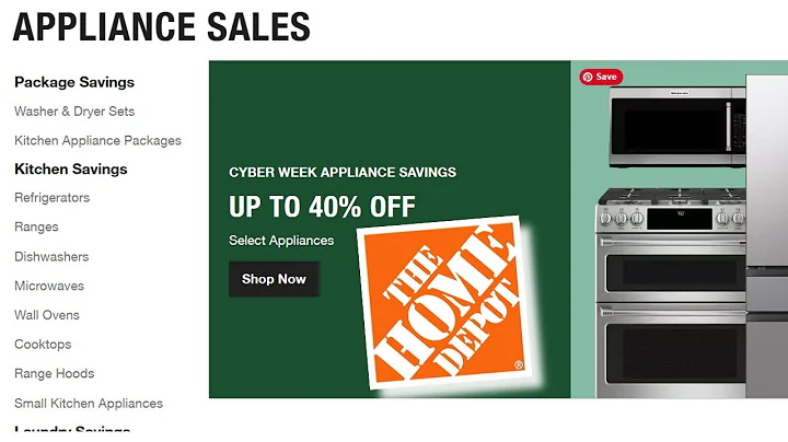 HUGE Home Depot Cyber Week Appliances Christmas Gift Ideas