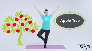 Apple Tree (Tree Pose) | Kids Yoga, Music and Mindfulness with Yo Re Mi screenshot 4