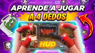 EL mejor HUD A 4 DEDOS que usan los PROS en Cod Mobile