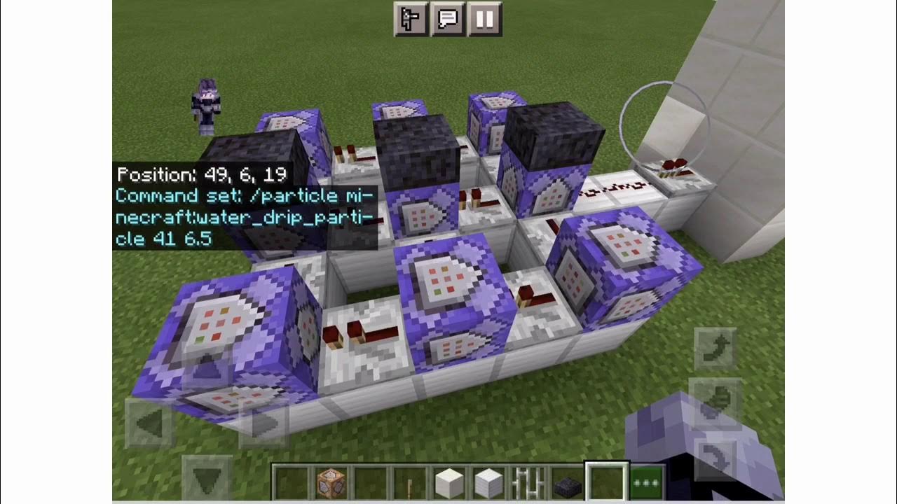 How to make a Working Shower in Minecraft! Particle Commands YouTube