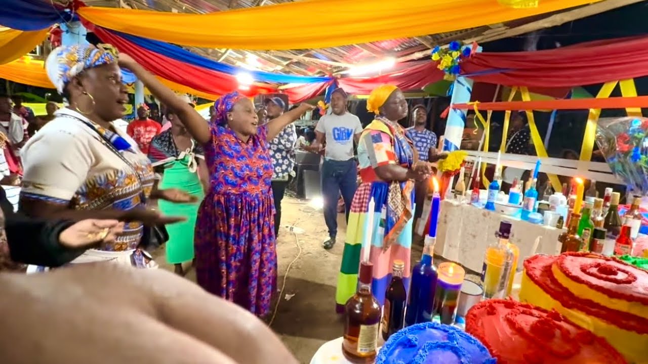 MEN KOMAN SEREMOVI VODOU TAB POU GINEN FÈT BEL VODOU NAN ABITASYON MANBO ENENTE DEREAL LIMONAD