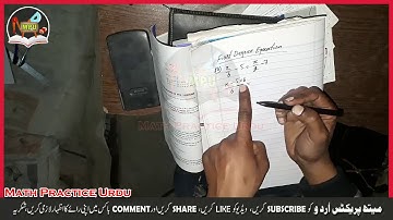 First Degree Equation Applied Math For Business  | First Degree Equations - Exercise 1.1 Question 14