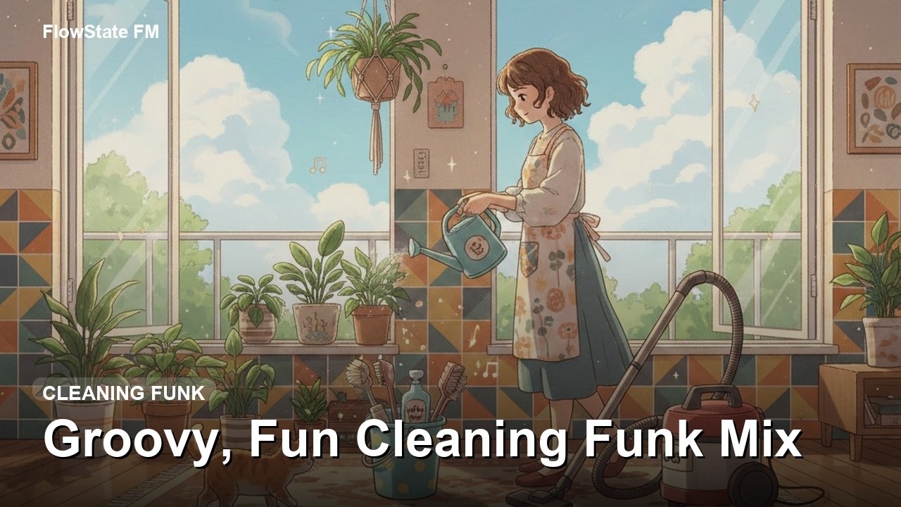 Cleaning Funk BGM Mix для уборки 【1.5 Hours】
