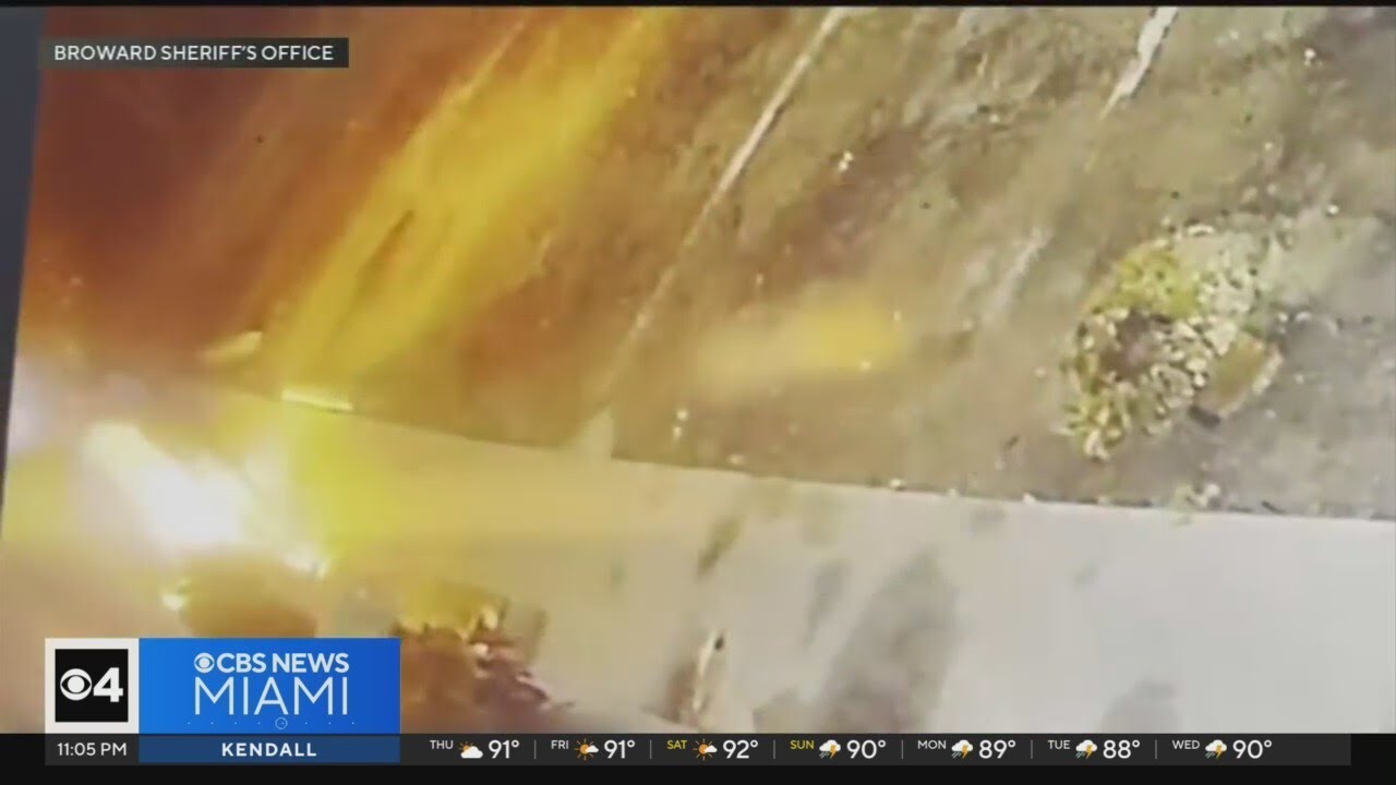 Watch: Broward church arson caught on camera - YouTube