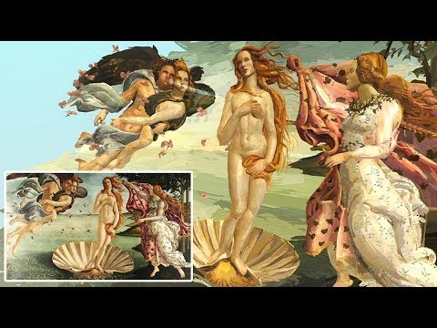 Botticelli's "The Birth Of Venus" Recreated In Virtual Reality | Art Attack