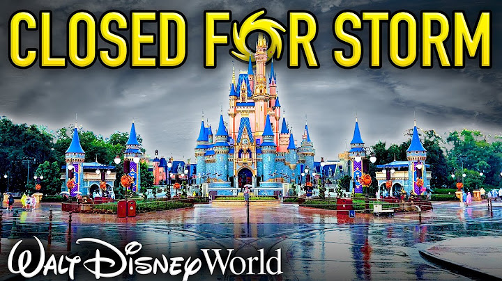 Walt Disney World CLOSING For Hurricane Milton