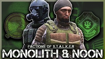 Facties van STALKER - Monolith & Noon | VOLLEDIGE STALKER-lore