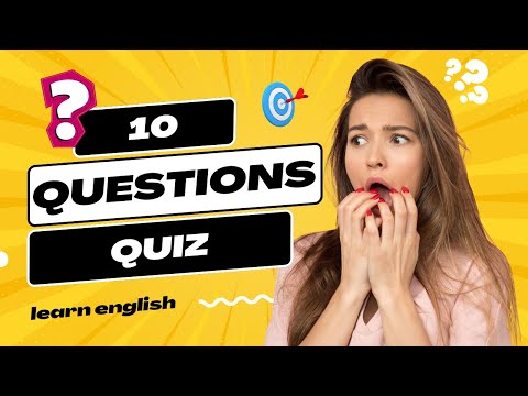 English Vocabulary Quiz