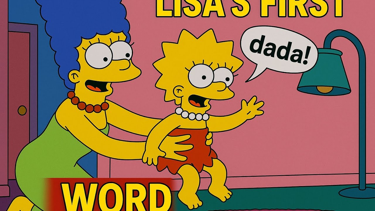 Lisa First Word The Simpsons - Lisa’s first word - YouTube