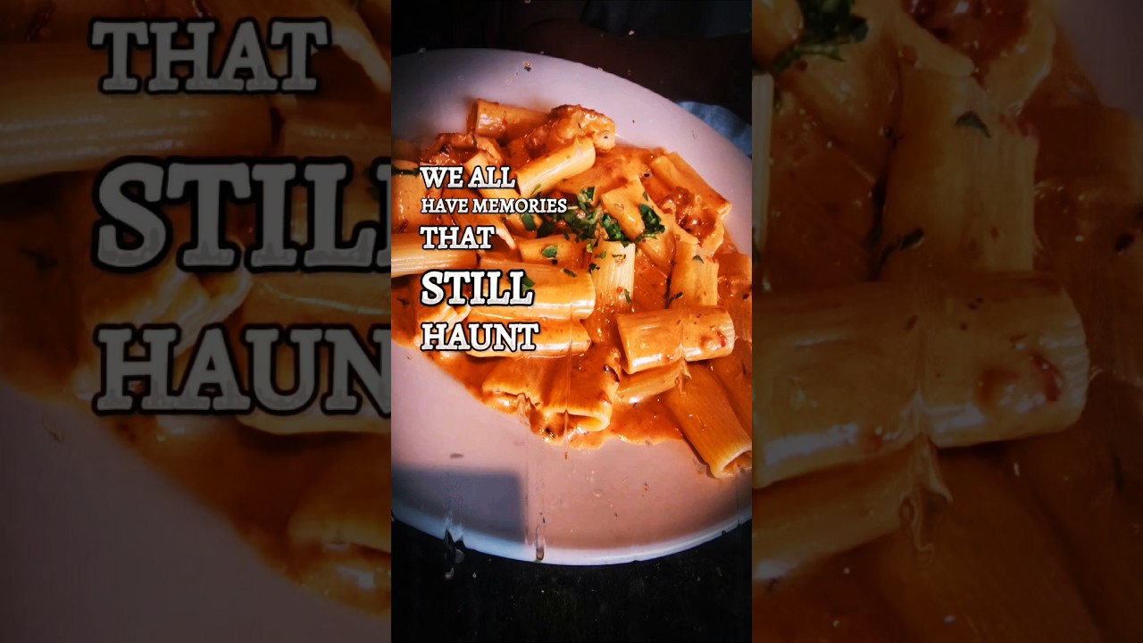 Past scar that will never heal...But this pasta plate was good. 